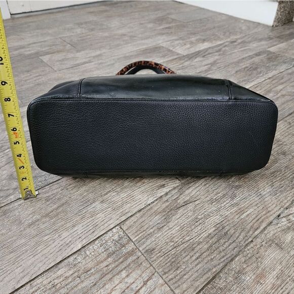 Brighton Patent Leather Leopard Print Tote Bag - Picture 6 of 16